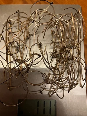 111 克 1/10 12k GF 镀金眼镜废纸 11 带实心 10k 桥 — 第 1/4 张图片