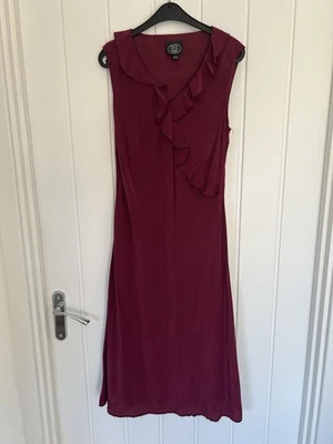 Laura Ashley Women's Vintage Purple Silk Dress Size 10 - Image 1 of 4