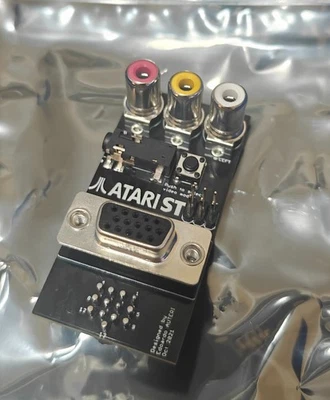 ATARI ST / STE RGB to VGA video Adapter with AV RCA and JACK - Image 1 of 4