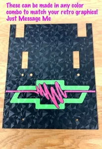 Tamiya Clodbuster Retro Gráficos Revestimiento de Cama Holográfico Personalizado Cuerpo Actualización - Imagen 1 de 2