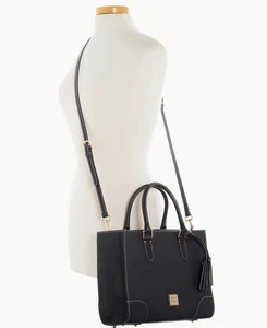DOONEY AND BOURKE LARGE PEBBLE LEATHER TOTE SATCHEL CROSSBODY - Picture 1 of 20