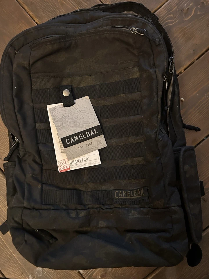 Рюкзак тактический CamelBak Quantico черный многокамерный новый с этикетками и системой MOLLE - Изображение 1 из 4