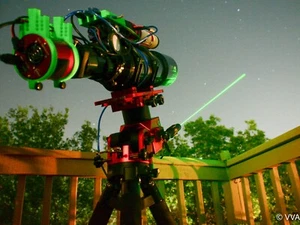 Base/sella/staffa per puntatore laser telescopico. Adattatore Polar Finder ZWO AM5 - Foto 1 di 12