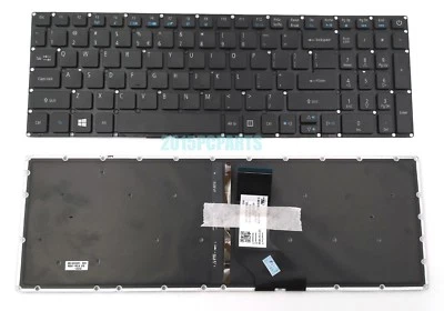 Nuevo teclado retroiluminado Acer Aspire 5 A515-51 A515-51G A515-52 A517-51G EE. UU. Foto 1 de 3