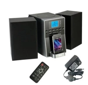 Cinch CD Micro System mit Dockingstation für iPhone/iPod - Schwarz (RS2127IH) - Bild 1 von 1
