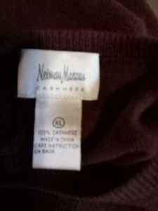 Neiman Marcus Damen Braun Kaschmir Strickjacke Pullover XL  - Bild 1 von 6