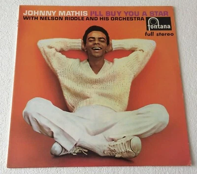 JOHNNY MATHIS ~ I'LL BUY YOU A STAR ~ 1961 UK 12-TRACK STEREO VINYL LP [Ref.1] - Image 1 of 4