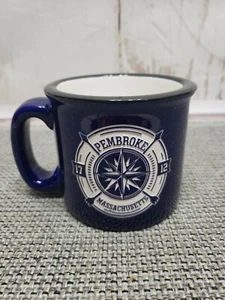 Pembroke Massachusetts Coffee Mug Cup 1712 Heavy Glazed Ceramic - Picture 1 of 5