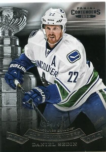 2013-14 Panini Contenders Cup Contenders #CC-10 Daniel Sedin 254/499 - Picture 1 of 2