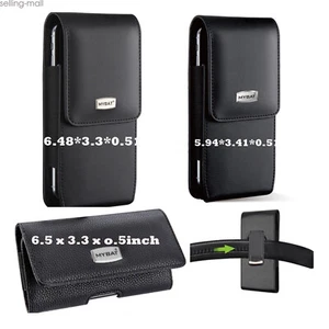 Vertical / Horizontal Cell Phone Case Pouch Holster Clip Belt Carrying Cover - Picture 1 of 19