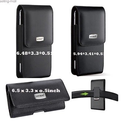 Vertical / Horizontal Cell Phone Case Pouch Holster Clip Belt Carrying Cover - Image 1 of 4