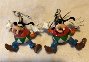 Disney Cute Goofy 3D Christmas Ornament Earrings 1 1/2” X 1 1/2” C25 - Picture 1 of 4