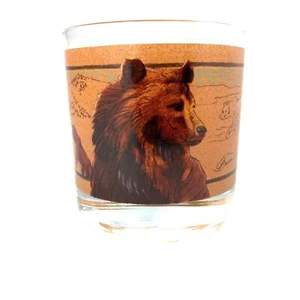 Vintage Outdoor Wildlife Collectible Glass Whiskey Tumbler Set from Avon 1973 - Picture 1 of 11