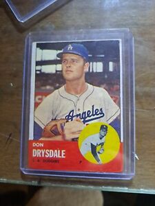 Don Drysdale 1963 Topps Vintage #360 Dodgers