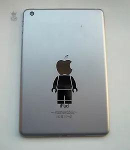 Divertente adesivo decalcomania vinile iPad mini senza testa uomo mattoni Mac Macbook - Foto 1 di 3