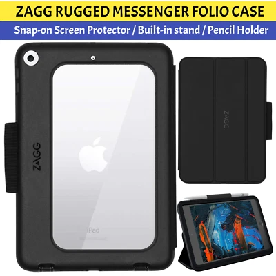 OFFICIAL GENUINE ZAGG iPad Mini 5 & 4 Case (5th/4 Generation) Smart Folio Cover - Image 1 of 4