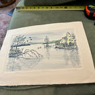 ?Blue Lake? Signed & Numbered Print By Sallie B Cobb (633)