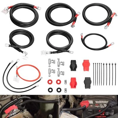 Kit de cables de batería diésel de 7,3 L para Ford 99-03 Superduty F250 F350 Excursion Foto 1 de 4