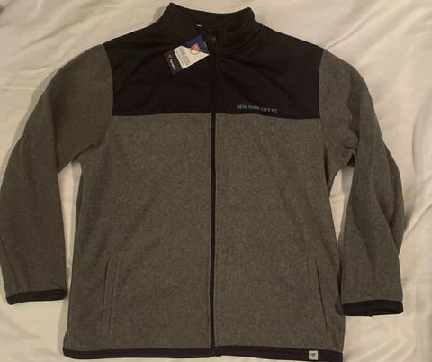New York City NYC FC Fanatics Branded Mens Full-Zip Fleece Jacket NWT 3XL Cover