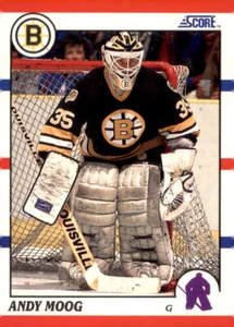 1990-91 Score American #140 Andy Moog - Picture 1 of 2