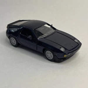 1:43 NZG Porsche 928 S Diecast Model Car Blue with Real Rubber Tires NEW - Picture 1 of 10