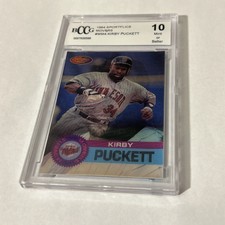 1994 Pinnacle Sportflics 2000 Movers Kirby Puckett #MM4 Minnesota Twins Bccg10
