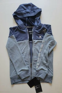 Boys Hurley Nike Dri-Fit Sweater Heathered Delft Blue Size 7 New!! - Picture 1 of 11