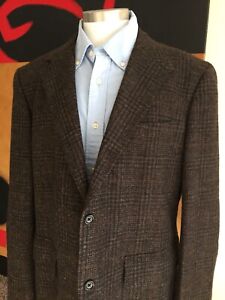 Mens Martin OSA Blazer Sport Coat Sport Jacket Moon Tweed Wool 46R Button Coats