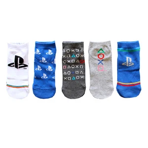 Licensed Kids Boys Sony PlayStation Trainer Socks Pack of 5 Various Size NEXT - Picture 1 of 2