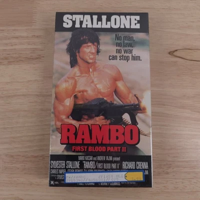 Rambo: First Blood Part II 2 VHS Tape 1992 Sylvester Stallone Movie New Sealed - Image 1 of 4
