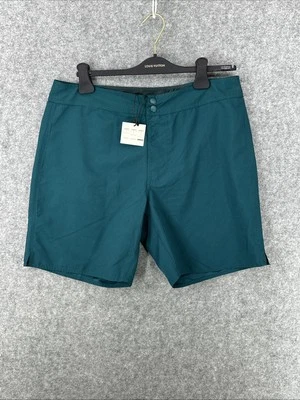 Pantalones Cortos Zara Para Hombre Azul XL 7" - Por encima de la rodilla, Hecho en Turquía 100% Poliéster - 34 pulgadas Foto 1 de 4
