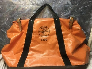 Vintage KLEIN TOOLS 5180 extra große 30" Tasche, Vinyl, gerade Wand, orange - Bild 1 von 11