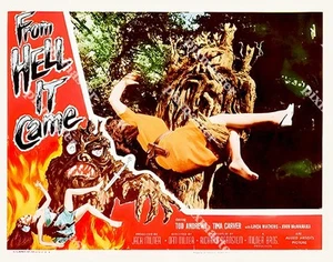 FROM HELL IT CAME 1957 VOODOO VENGENCE TRAPPED IN HOLLOW TREE 11 X 14 LOBBY CARD - Bild 1 von 1