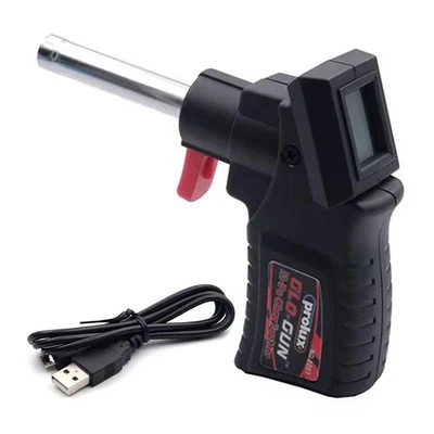 Prolux LiPo Powered Nitro Glow Plug Ignitor Gun LCD Indicator USB Cable PX2207A
