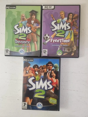 The Sims 2 Bundle + Expansions University & Freetime - PC, Boxed with Manuals - Image 1 of 2