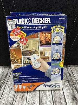Black & Decker FW3000 5 piezas cable libre interior/exterior kit de salida remota - nuevo Foto 1 de 4