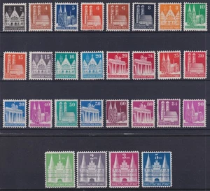 Bizone Buildings Mi.No. 73 - 100 Wg Set Unused With Fold * 1948 (Mi. 140,-€) - Picture 1 of 1