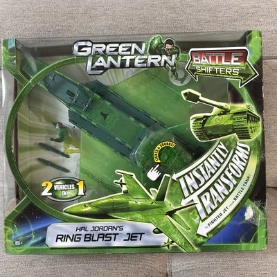 Figura Jordan DC Green Lantern Vehicle 2011 Ring Blast Jet Shifters MISB Mattel Foto 1 de 4