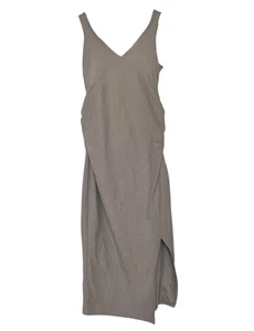 Vestido midi de maternidad Beyond the Bump Yoga Spacedye Inspire beige talla pequeña - Imagen 1 de 5