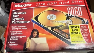 OPEN BOX Maxtor 60GB Hard Drive Ultra ATA/100 7200RPM - Picture 1 of 4