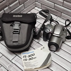 Cámara fotográfica Olympus IS-300 28-110 mm 4x zoom lente estuche manual folleto flash - Imagen 1 de 21