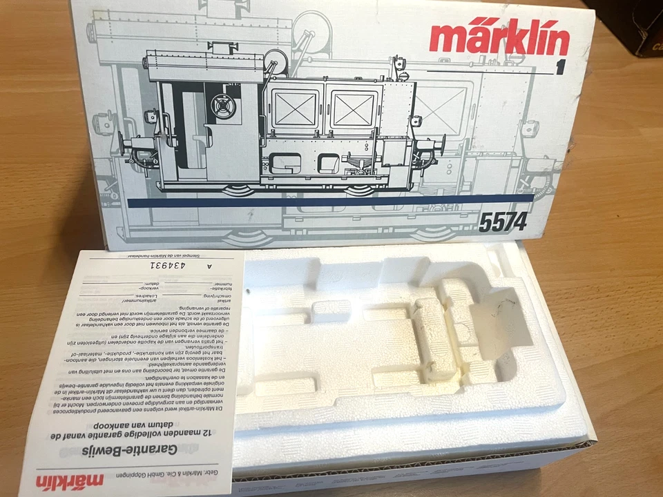MÄRKLIN SPUR 1  Leerkarton - empty box - köff nr. 5574 - Bild 1 von 1