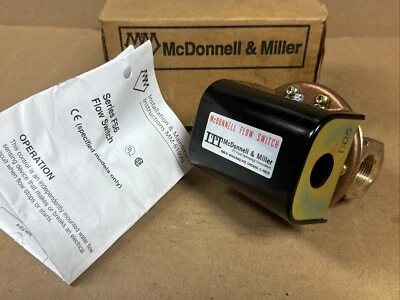 NUEVO Interruptor de flujo de montaje a presión McDonnell & Miller FS6-3/4 3/4” 120/240V 100PSI Foto 1 de 4
