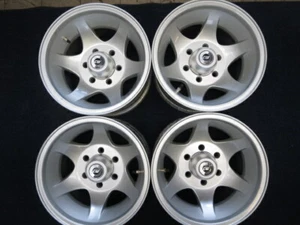 Alufelgen Satz Borbet silber     Nissan Terrano II R20   9 X 15  ET-22 KBA 43097 - Bild 1 von 12