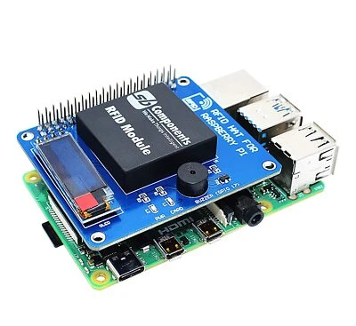 SB COMPONENTS SOMBRERO RFID para Raspberry Pi, Raspberry Pi lector RFID y placa de control