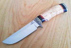 Nazarov Knives Russland Elmax ROSTFREI Outdoor Messer Универсал Handarbeit HRC62 - Bild 1 von 6