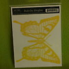Scrapbooking   Jenni Bowlin   Rub Ons   Schmetterling   Butterfly   Gelb