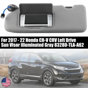 For 2017-22 Honda CR-V CRV Left Driver Sun VIsor Illuminated OEM 83280-TLA-A62 - Picture 1 of 12
