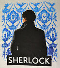 T-shirt Sherlock BBC Crime Drama série télévisée tee-shirt graphique gris clair neuf avec étiquettes