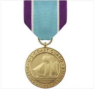 GENUINE U.S. FULL SIZE MEDAL: COAST GUARD DISTINGUISHED SERVICE - Picture 1 of 1